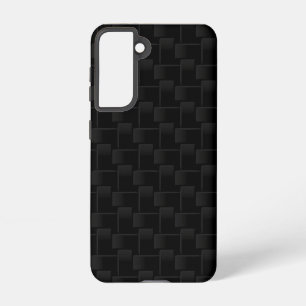 Black chequered pattern samsung galaxy case