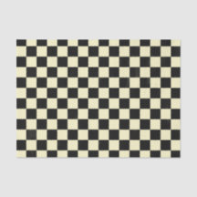 Black Chequered Picnic Check Simple Deco Pattern