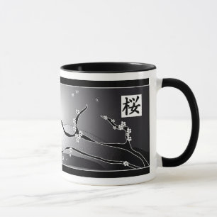 Black Cherry Blossom Tree Mug