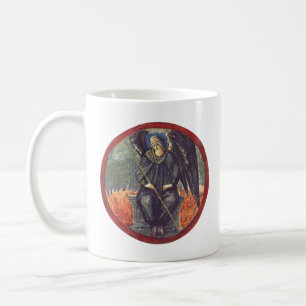 Black Cherubim angel Coffee Mug