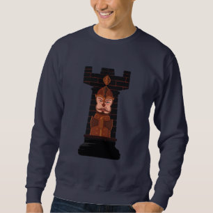 Black Chess Rook Sweatshirt