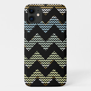 black chevron stripes iPhone 11 case