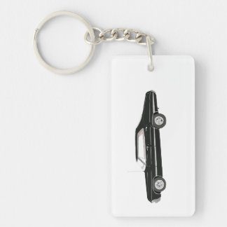 Black Chevy Impala Key Ring