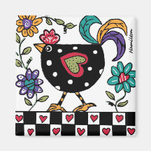 black chicken magnet