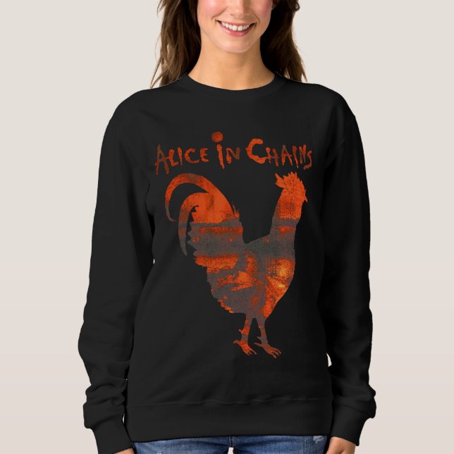 black chicken   sweatshirt (Front)