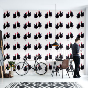 Black Chickens Strut, Wallpaper
