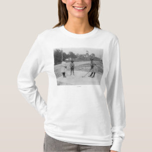 Black Children Playing Golf Photograph T-Shirt