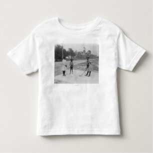 Black Children Playing Golf Photograph Toddler T-Shirt