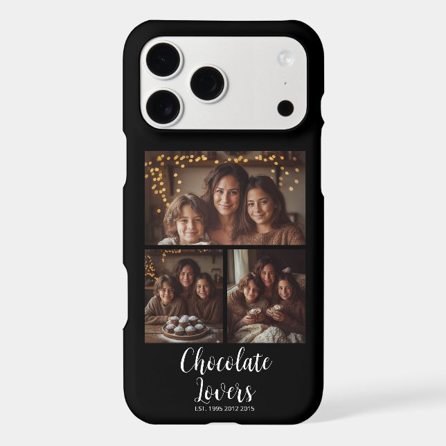 Black Chocolate Lovers Established 3 Photo Script (Back)
