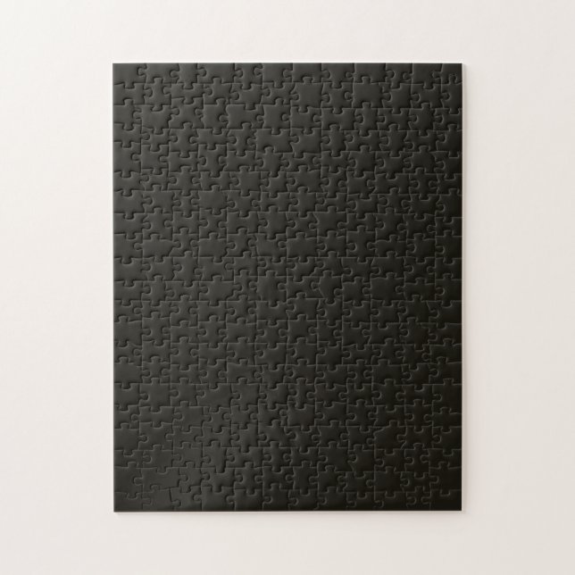 Black Chocolate Solid Colour Jigsaw Puzzle (Vertical)