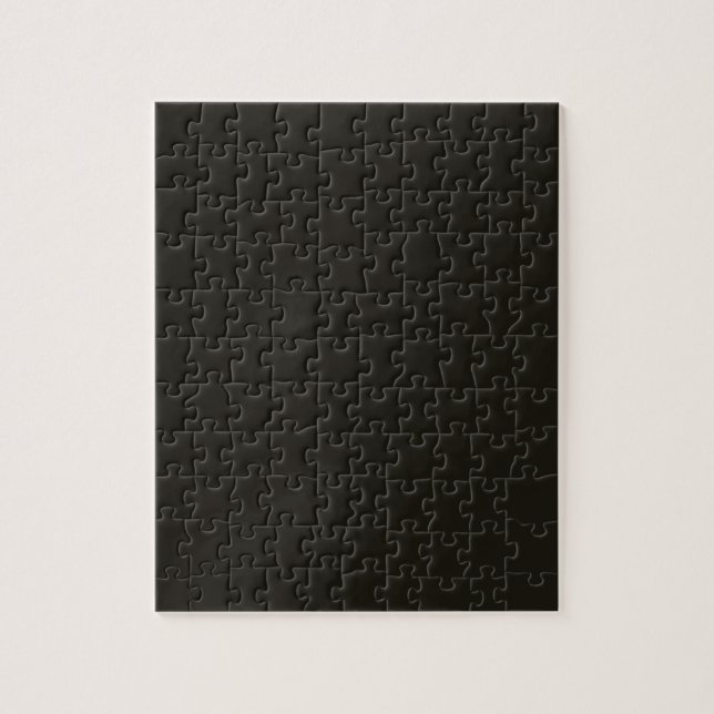 Black chocolate (solid colour)  jigsaw puzzle (Vertical)