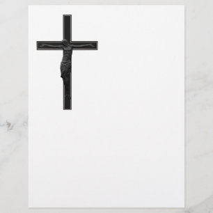 Black Christian cross Flyer