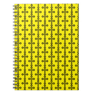 Black Christian cross Notebook