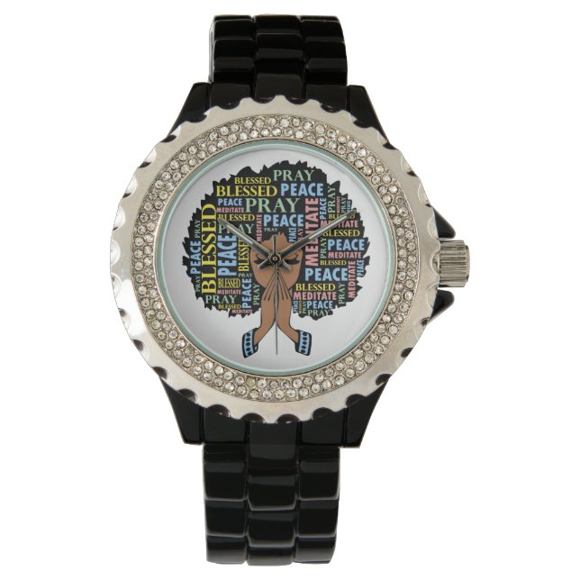 Black Christian Woman Melanin Women Pray Watch (Front)