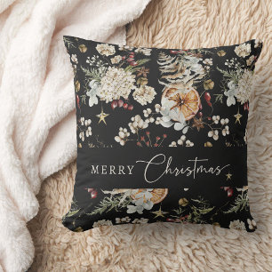 Black Christmas Cushion