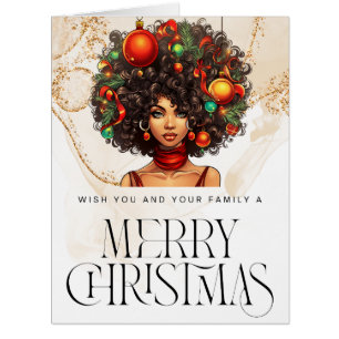 Black Christmas Sista Melanin Queen Women Xmas