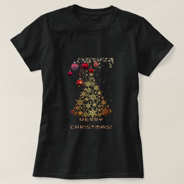 Black Christmas T-Shirt (Design Front)