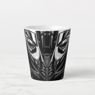 Black Chrome Muse Latte Mug