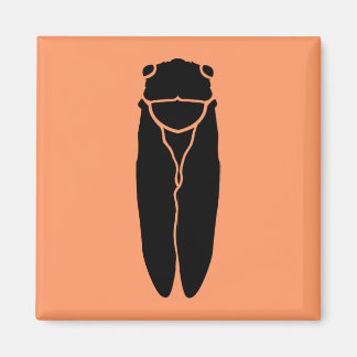 Black Cicada Insect Magnet