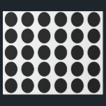 Black Circle Geometric Pattern Custom White 2023 Wrapping Paper<br><div class="desc">Designed with black patterns in solid white background. You may change to any background colour as you wish. Great for birthdays,  holidays or any celebrations or events!</div>