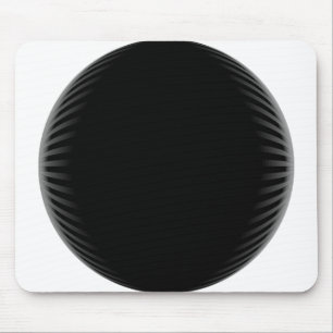 Black Circle Mousepad