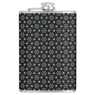 Black Circular Delight Flask