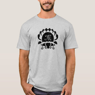 Black Clam Silhouette Monogram T-Shirt