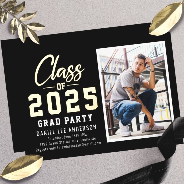 Black Class of 2025 Photo Graduation Party (Creator Uploaded)