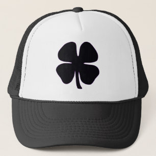 Black Clover black and white foam trucker hat