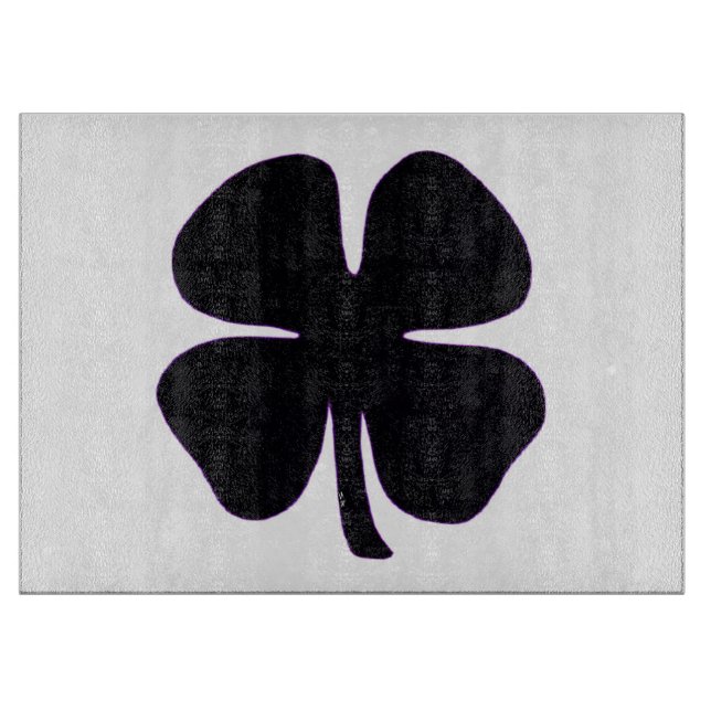 Black Clover glass cutting board (Front)