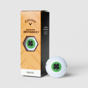 Black Clover green Callaway Warbird golf balls 3pk