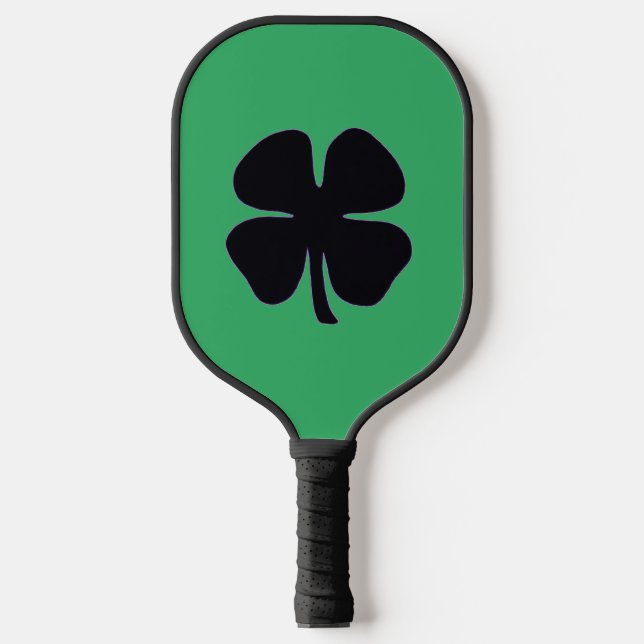 Black Clover green pickleball paddle (Front)