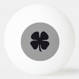 Black Clover grey 1-star ping pong ball