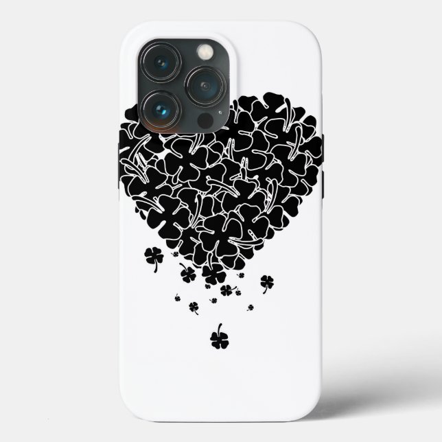 Black Clover Heart Case-Mate iPhone Case (Back)