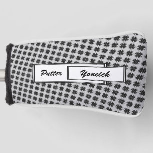 Black Clover Ribbon by Kenneth Yoncich Golf Head Cover