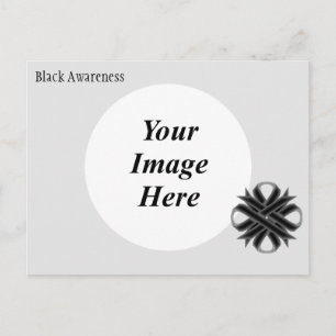 Black Clover Ribbon Template by Kenneth Yoncich Postcard