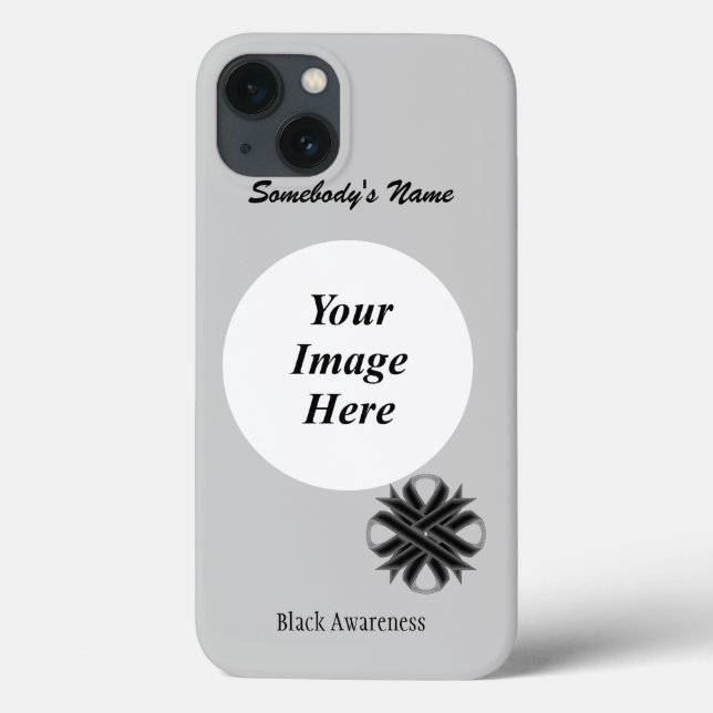 Black Clover Ribbon Tmpl by Kenneth Yoncich Case-Mate iPhone Case (Back)