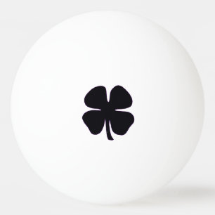 Black Clover white 1-star ping pong ball