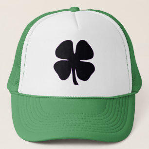 Black Clover white and green foam trucker hat