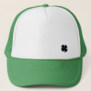 Black Clover white and green foam trucker hat