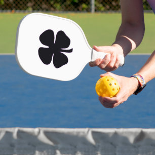Black Clover white pickleball paddle carbon