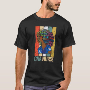 Black Cna Nurse   For African American  Melanin Nu T-Shirt