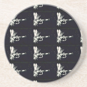 "Black Coachman" Dry Fly Pattern Coaster. Coaster