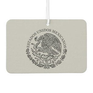 Black coat of arms car magnet air freshener