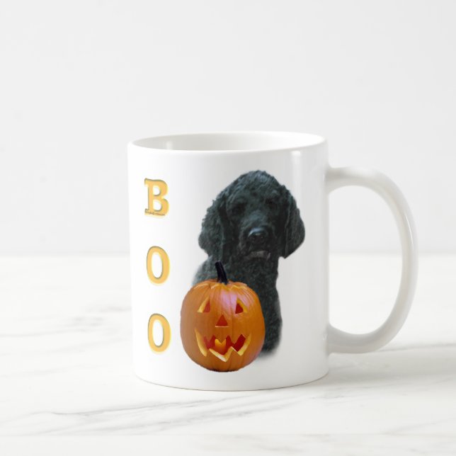 Black Coated Poodle Boo Coffee Mug (Right)