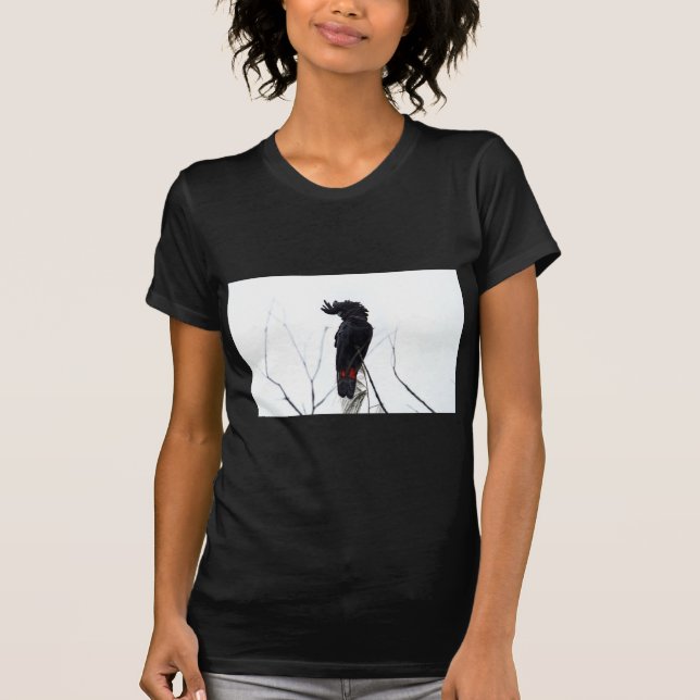 BLACK COCKATOO QUEENSLAND AUSTRALIA T-Shirt (Front)