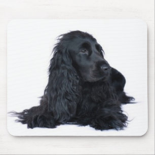 Black Cocker Spaniel Mousepad