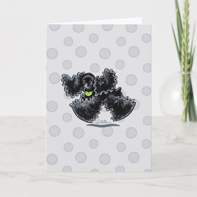 Black Cocker Spaniel Play Card (Front)