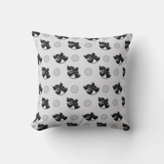 Black Cocker Spaniel Play Cushion (Front)