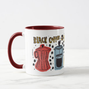Black Coffee Mug